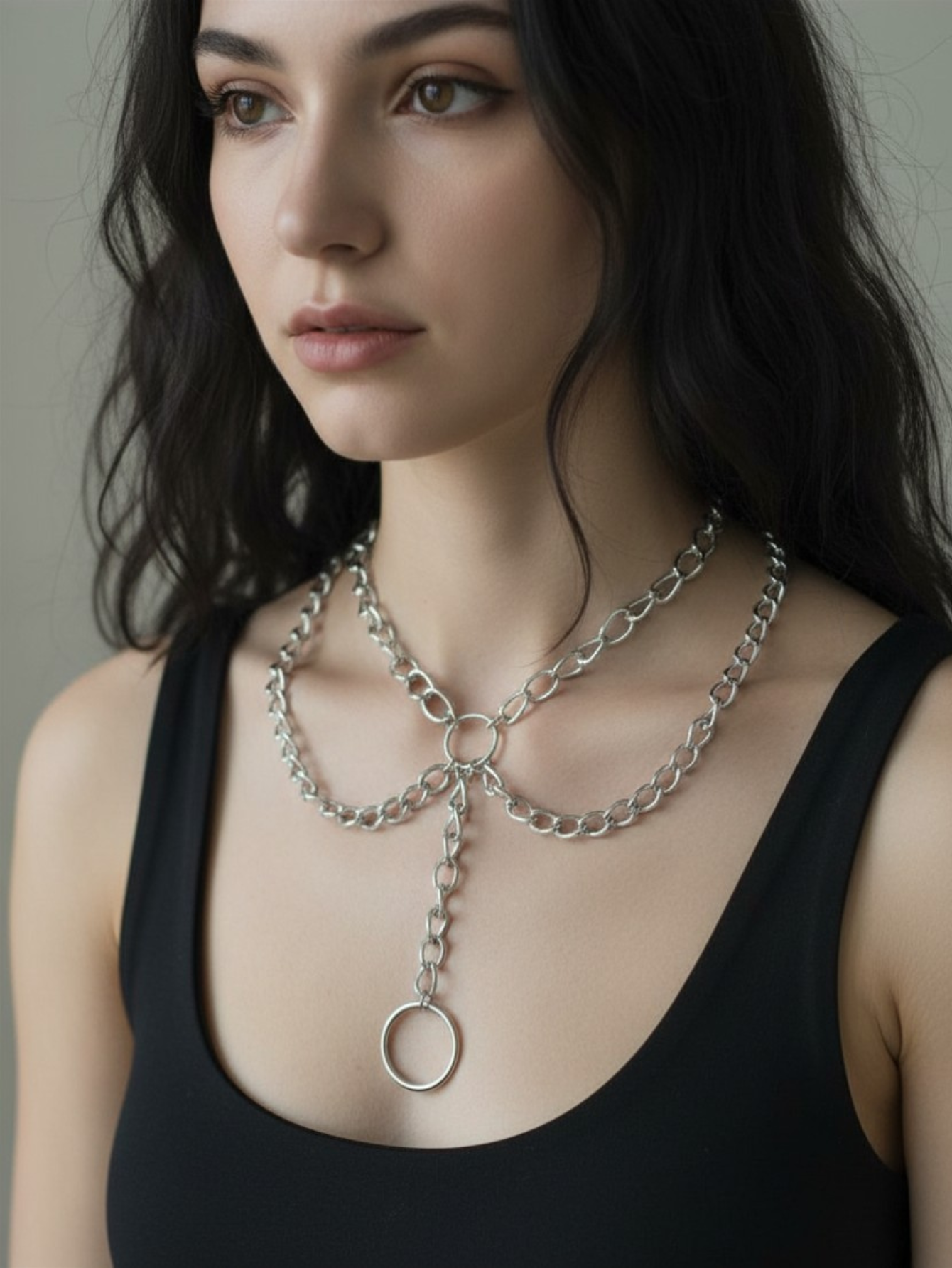 O Ring Chain Necklace