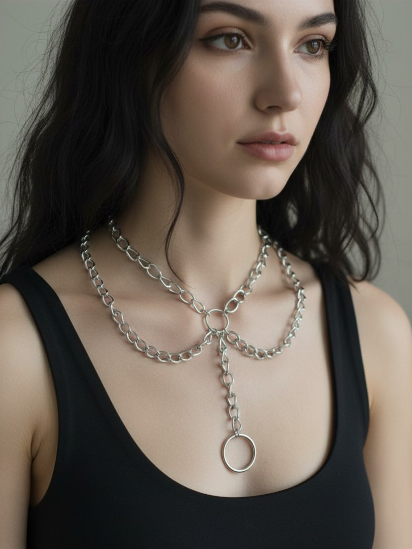 O Ring Chain Necklace