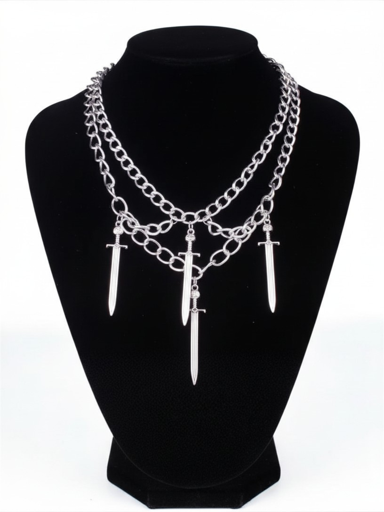 Samurai Dagger Sword Necklace