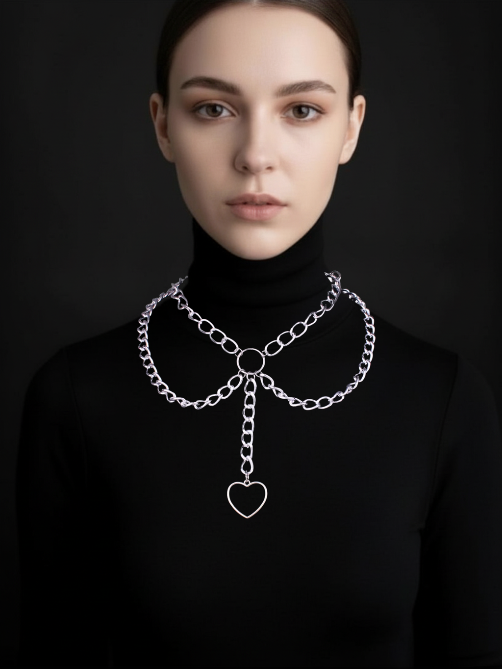 Gothic Heart Necklace