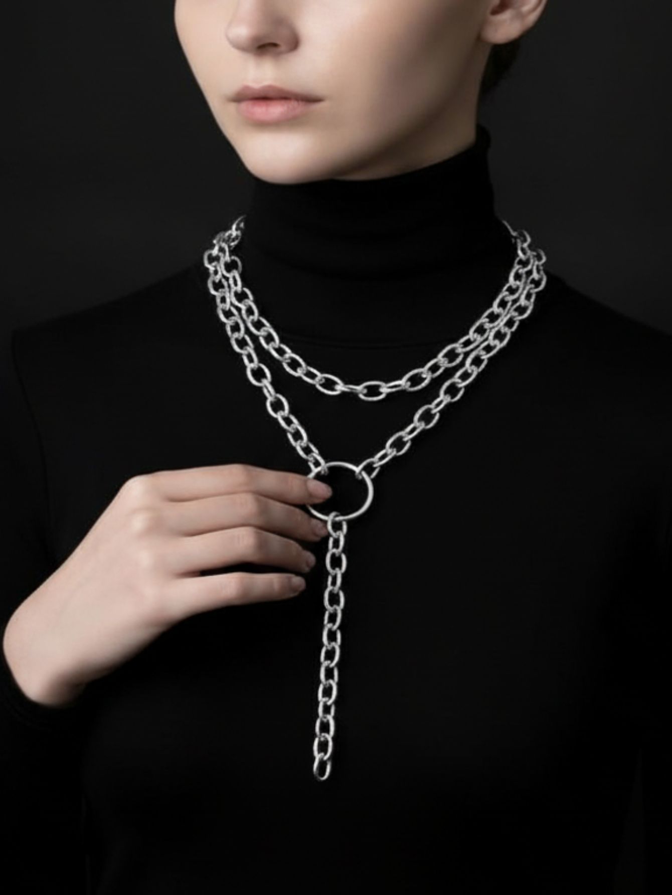 O Ring Chain Necklace