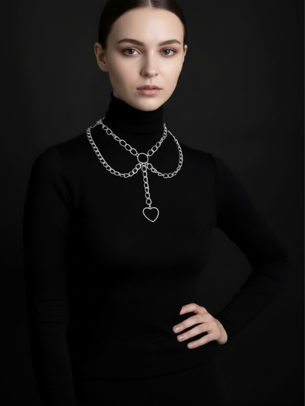 Gothic Heart Necklace