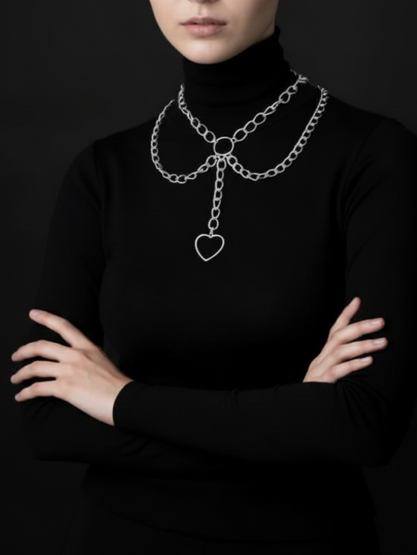 Gothic Heart Necklace