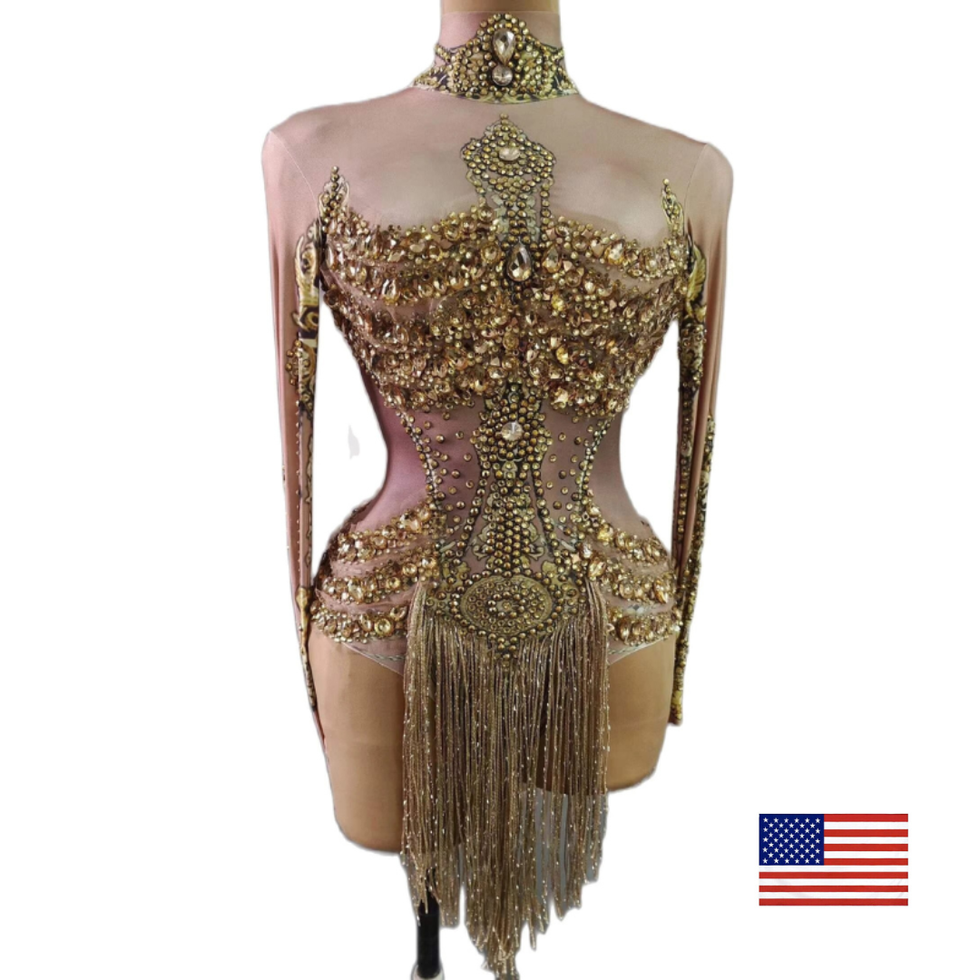 Tina Turner Fringe Dance Costume