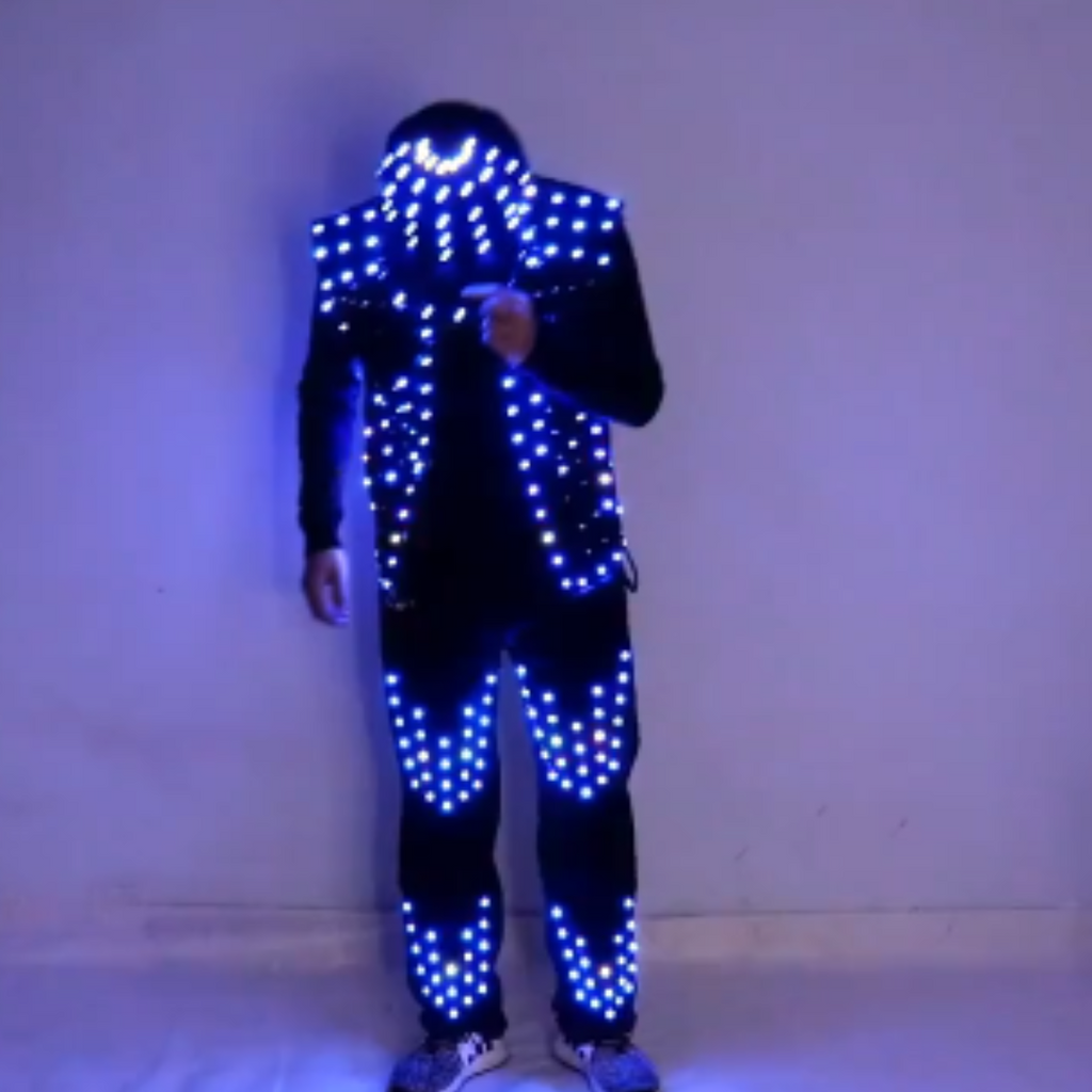 Men Led Light Costume