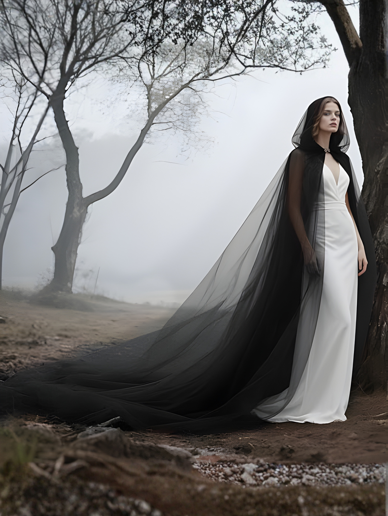 Sheer Cape Costume