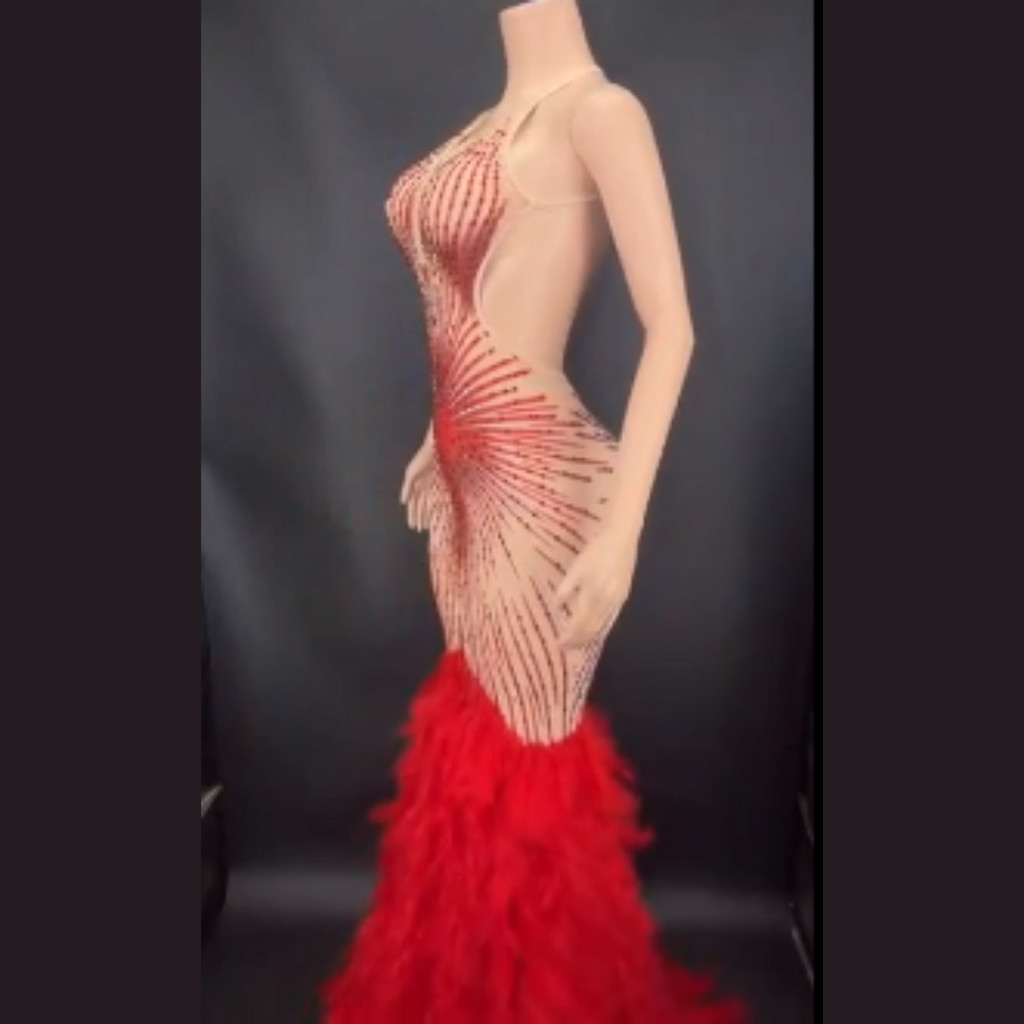 Red Sparkle Dress