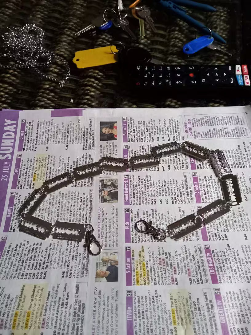 Razor Blade Pants Chain