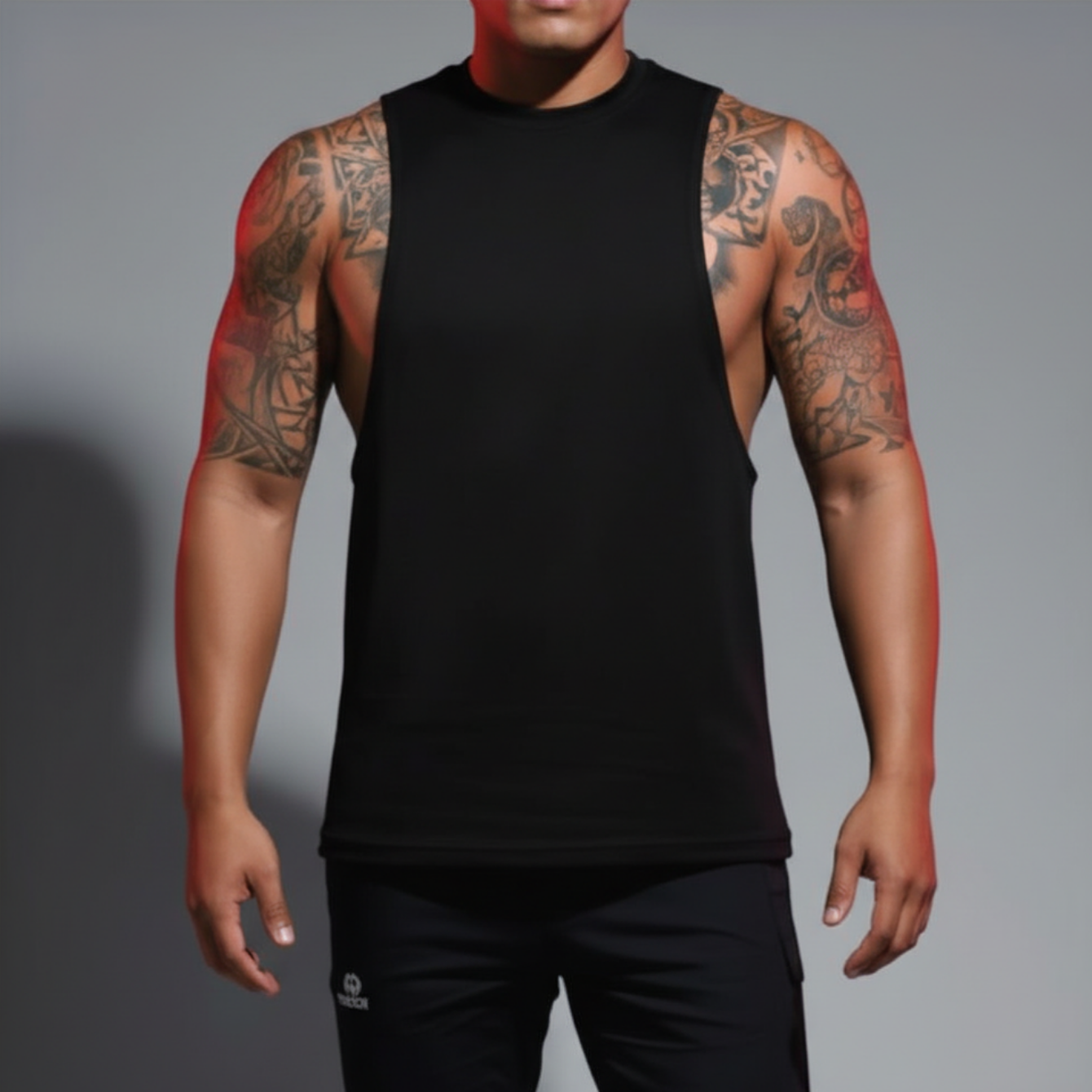 Deep Cut Muscle Tank Top Shirt