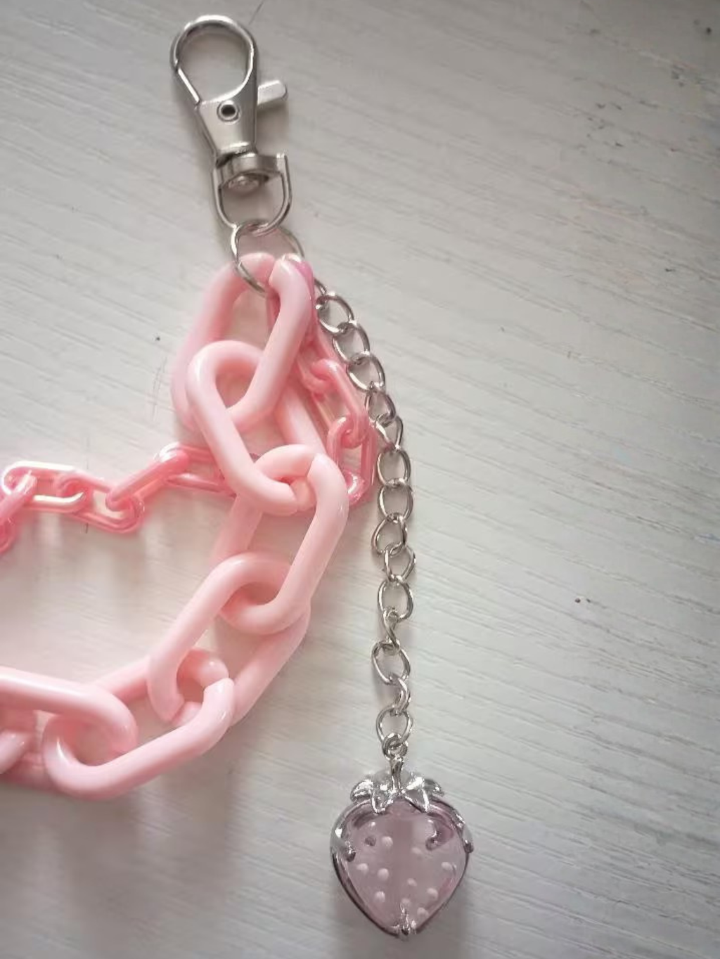 Strawberry Pink Pants Chain