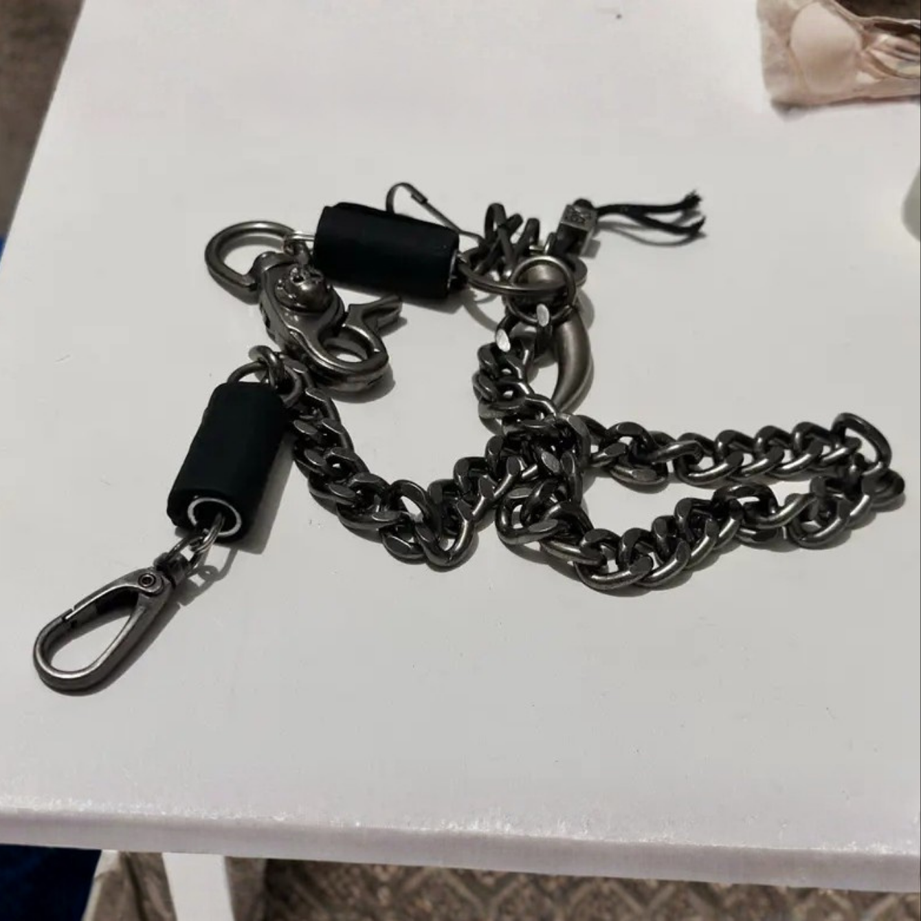 Spiked Heavy Metal Wallet Chain