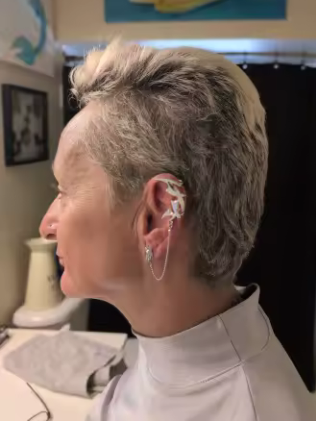 Cyberpunk Spiked Ear Cuff