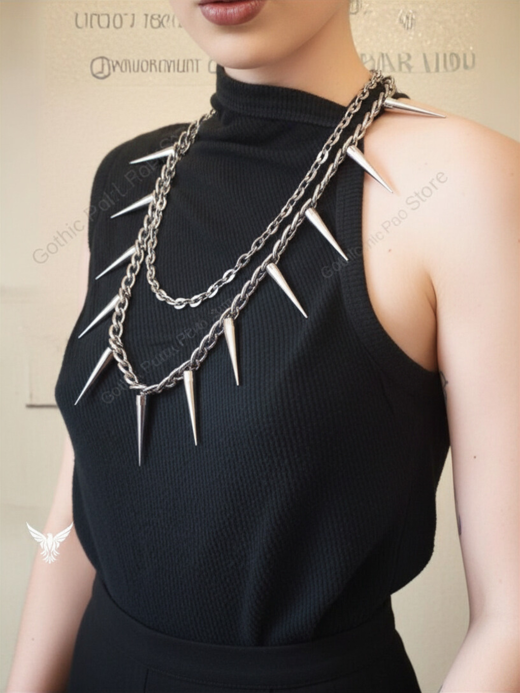 Spiked Punk Necklace