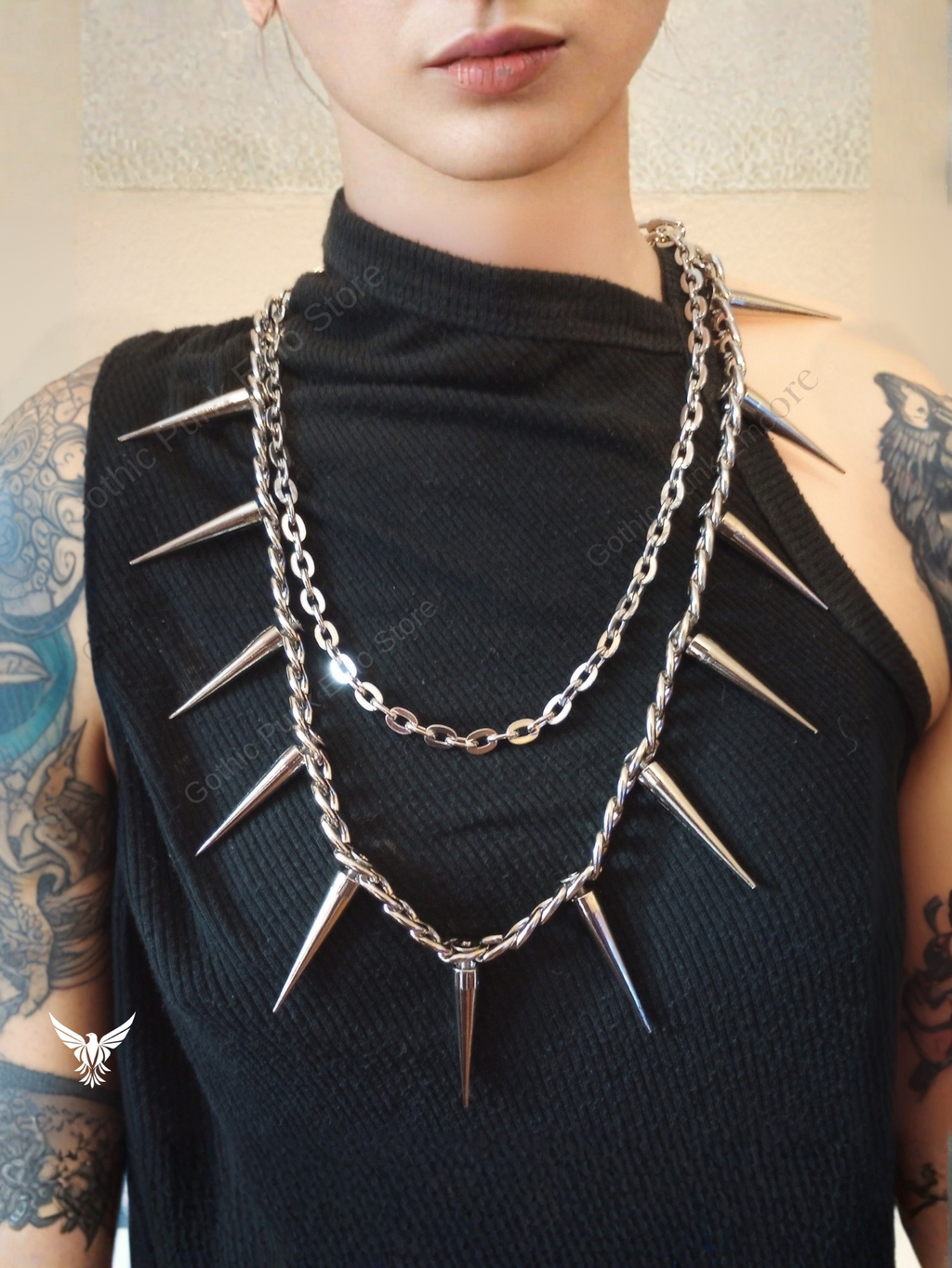 Spiked Punk Necklace