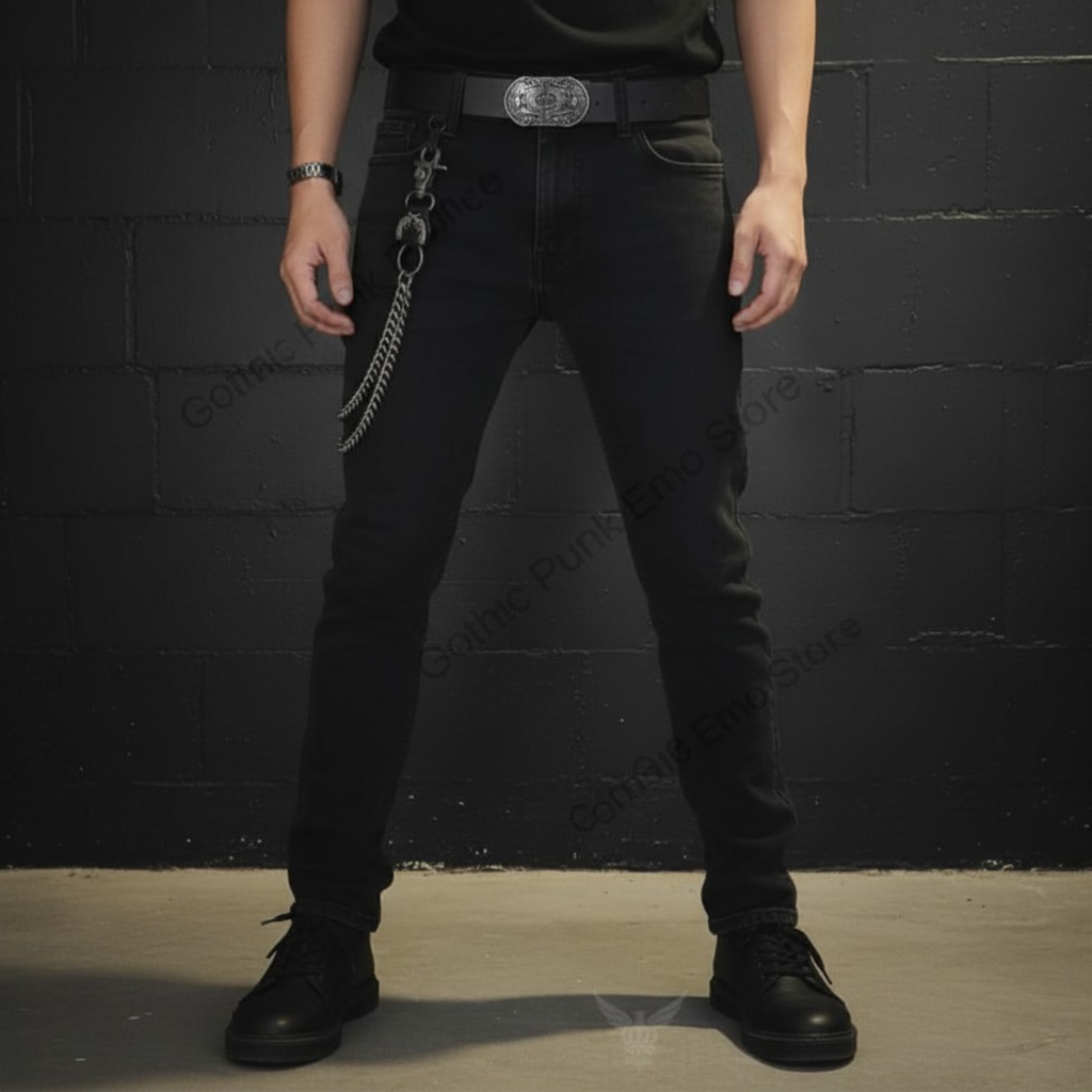 Spiked Heavy Metal Wallet Chain