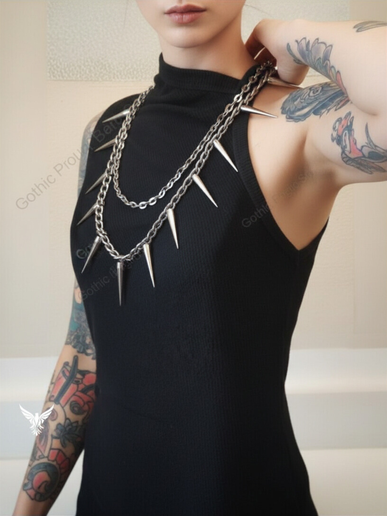 Spiked Punk Necklace