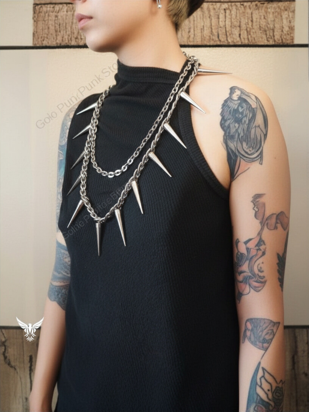 Spiked Punk Necklace