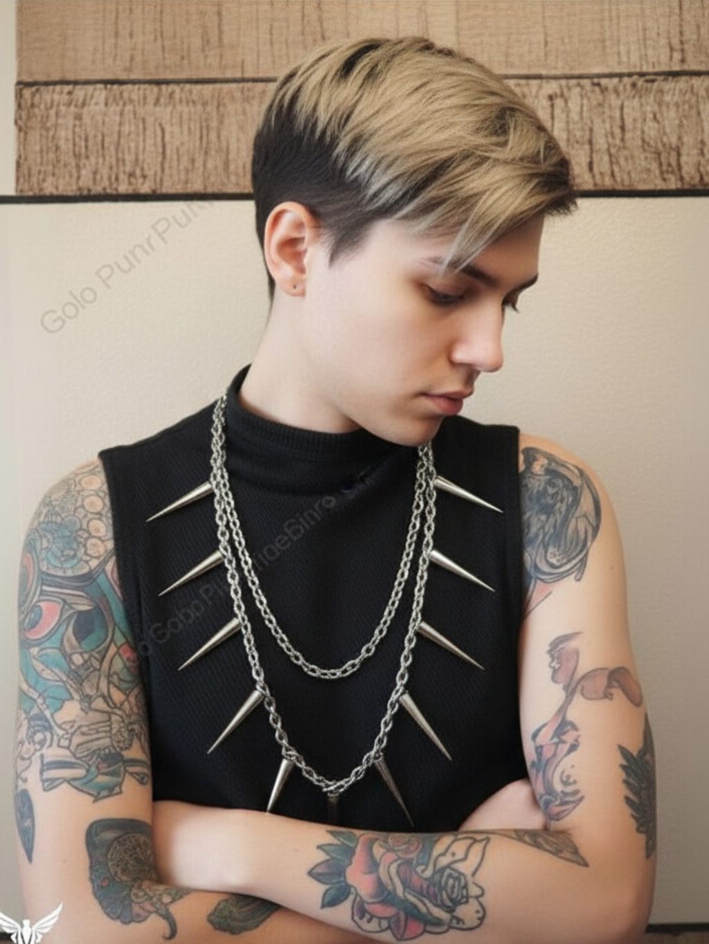 Spiked Punk Necklace