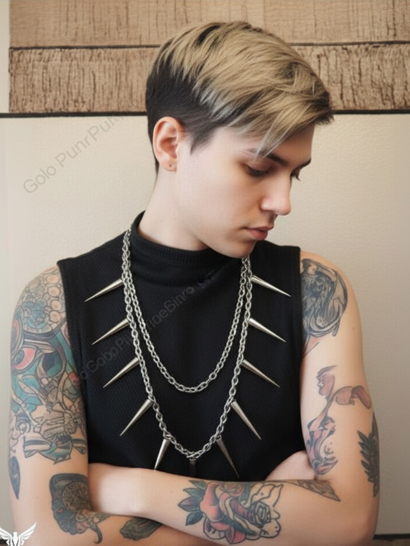 Spiked Punk Necklace