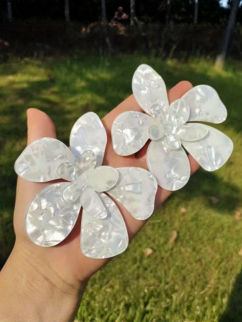 Flower Ceramic Earrings