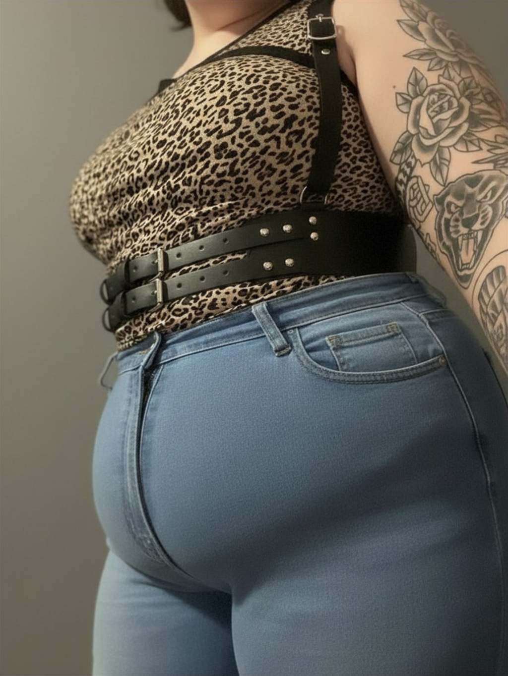 Harness Belt Corset Plus Size