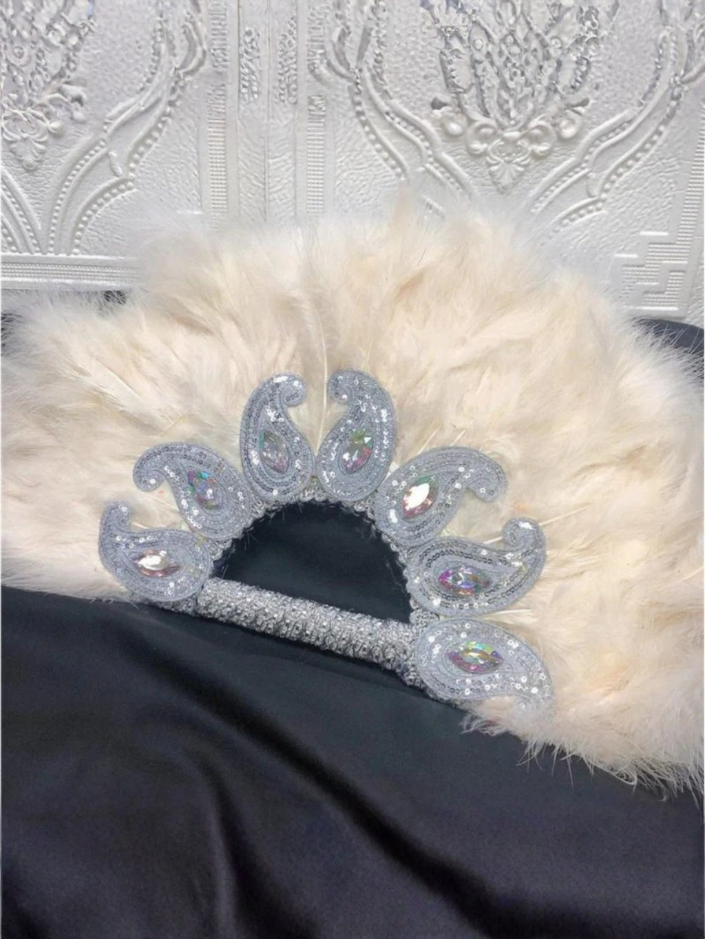 Feather Bridal Fan