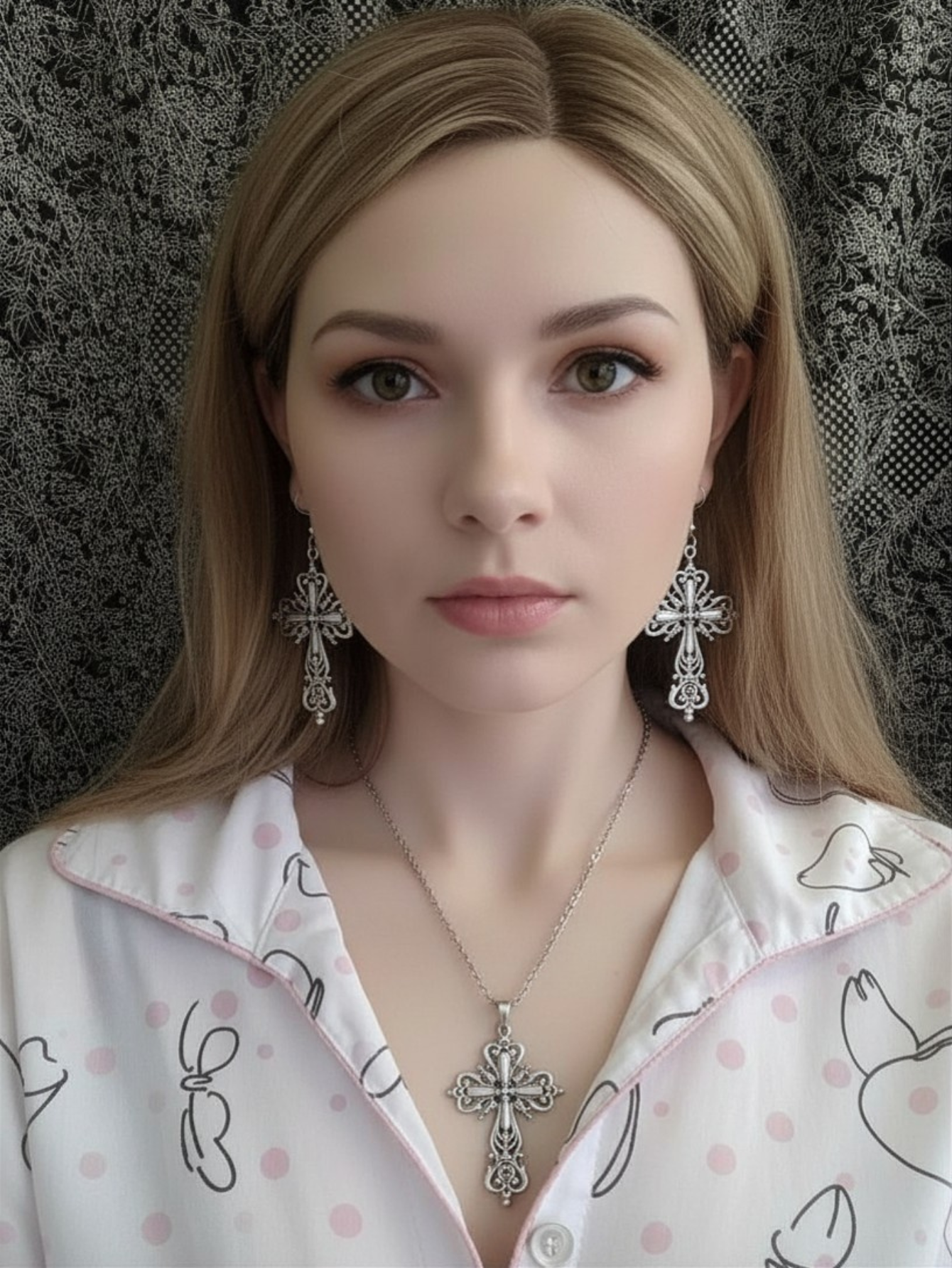 Cross Minimal Earrings