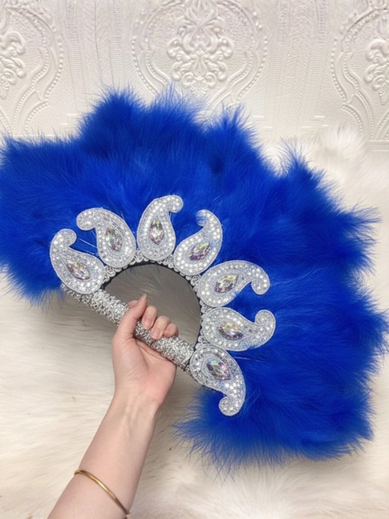 Feather Bridal Fan