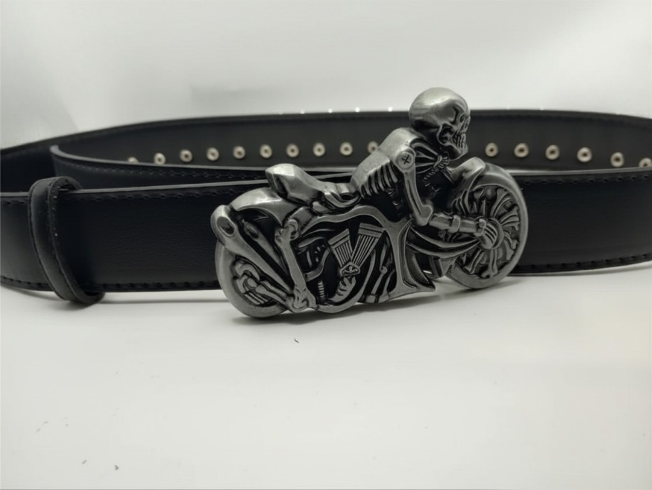 Bullet Skeleton Motorcycle Belt