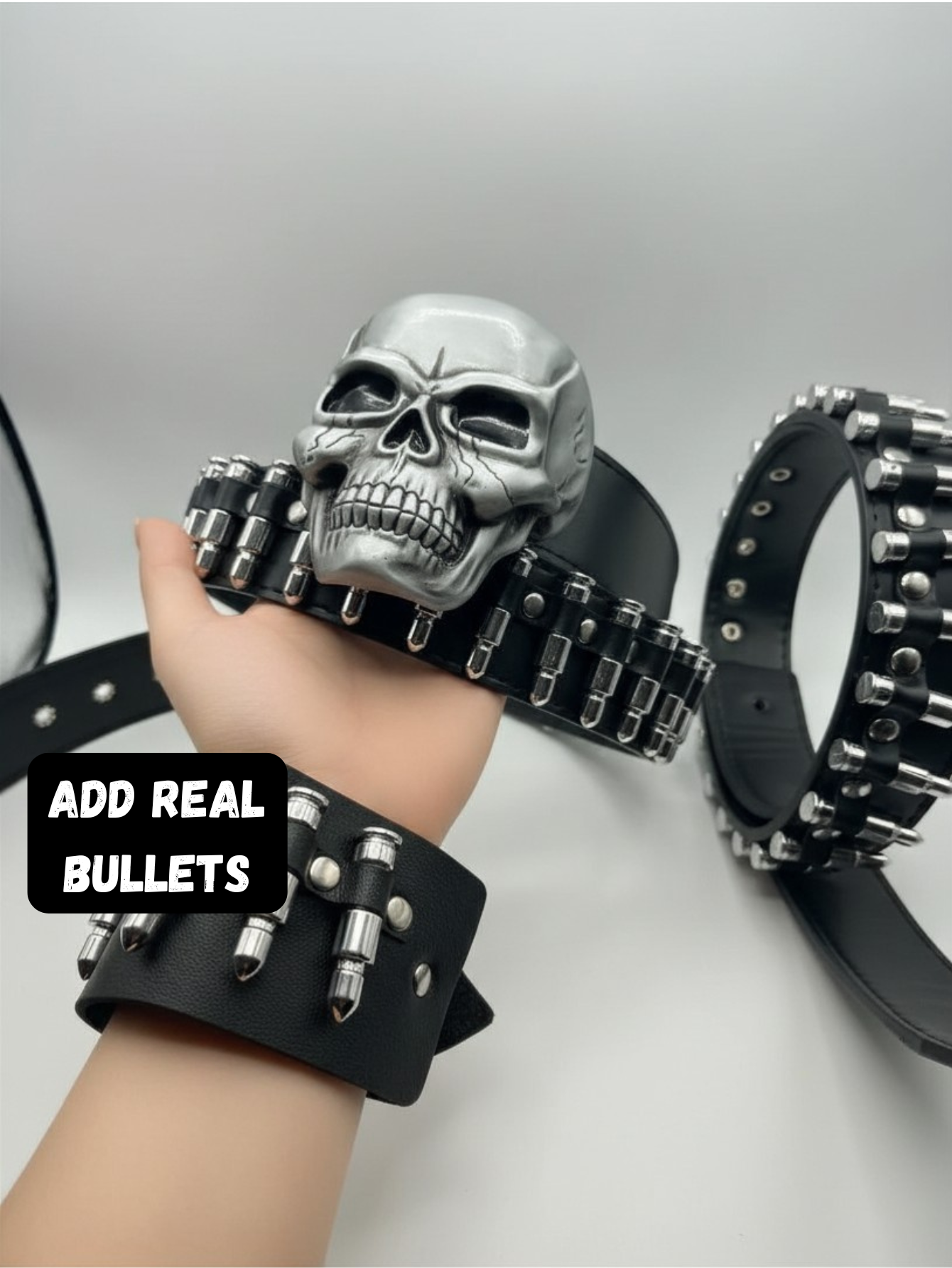 Skull Bullet Belt