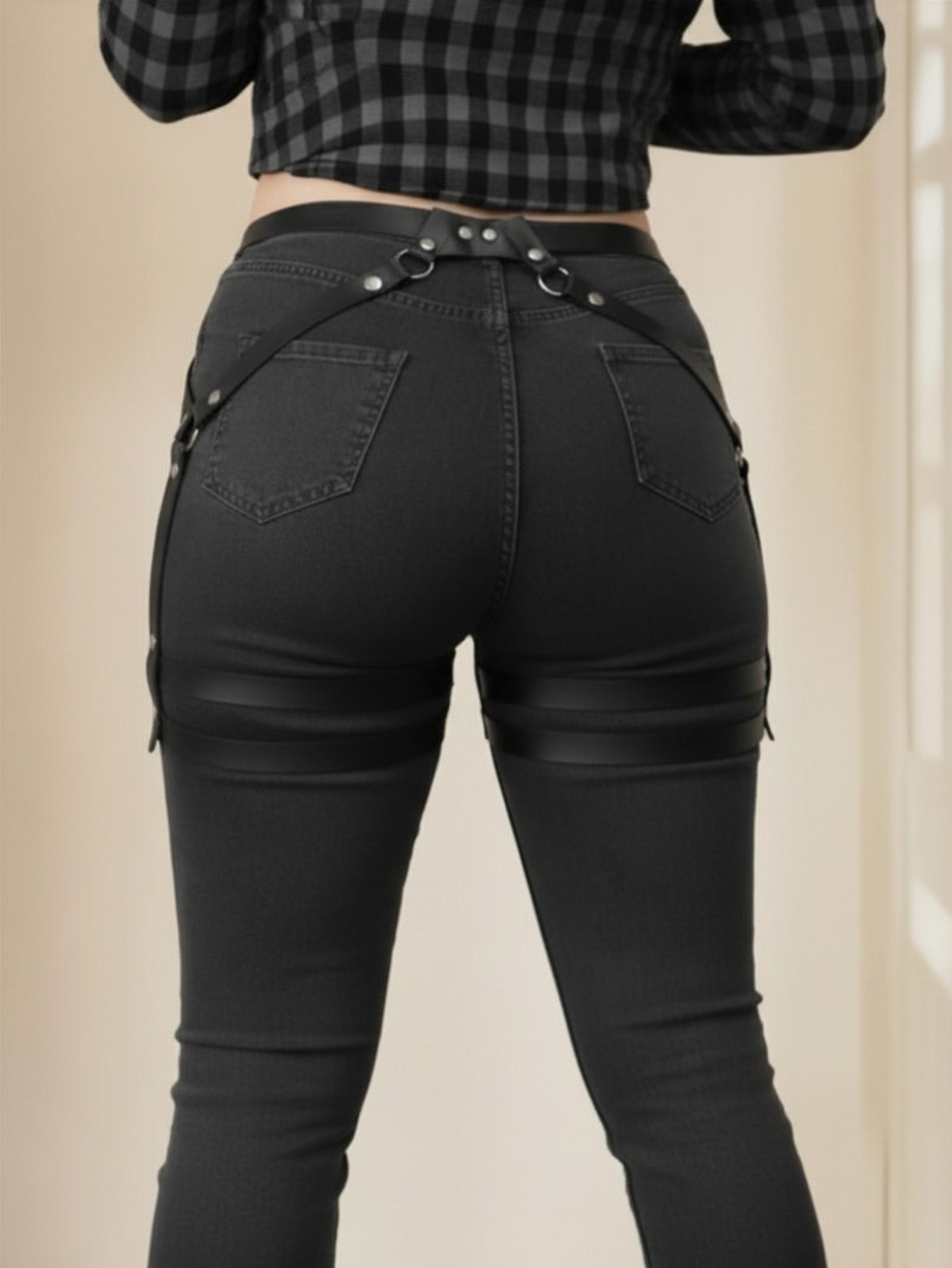 Strappy Leg Harness Belt XS- Plus Size