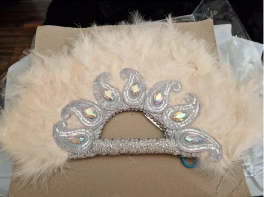 Feather Bridal Fan