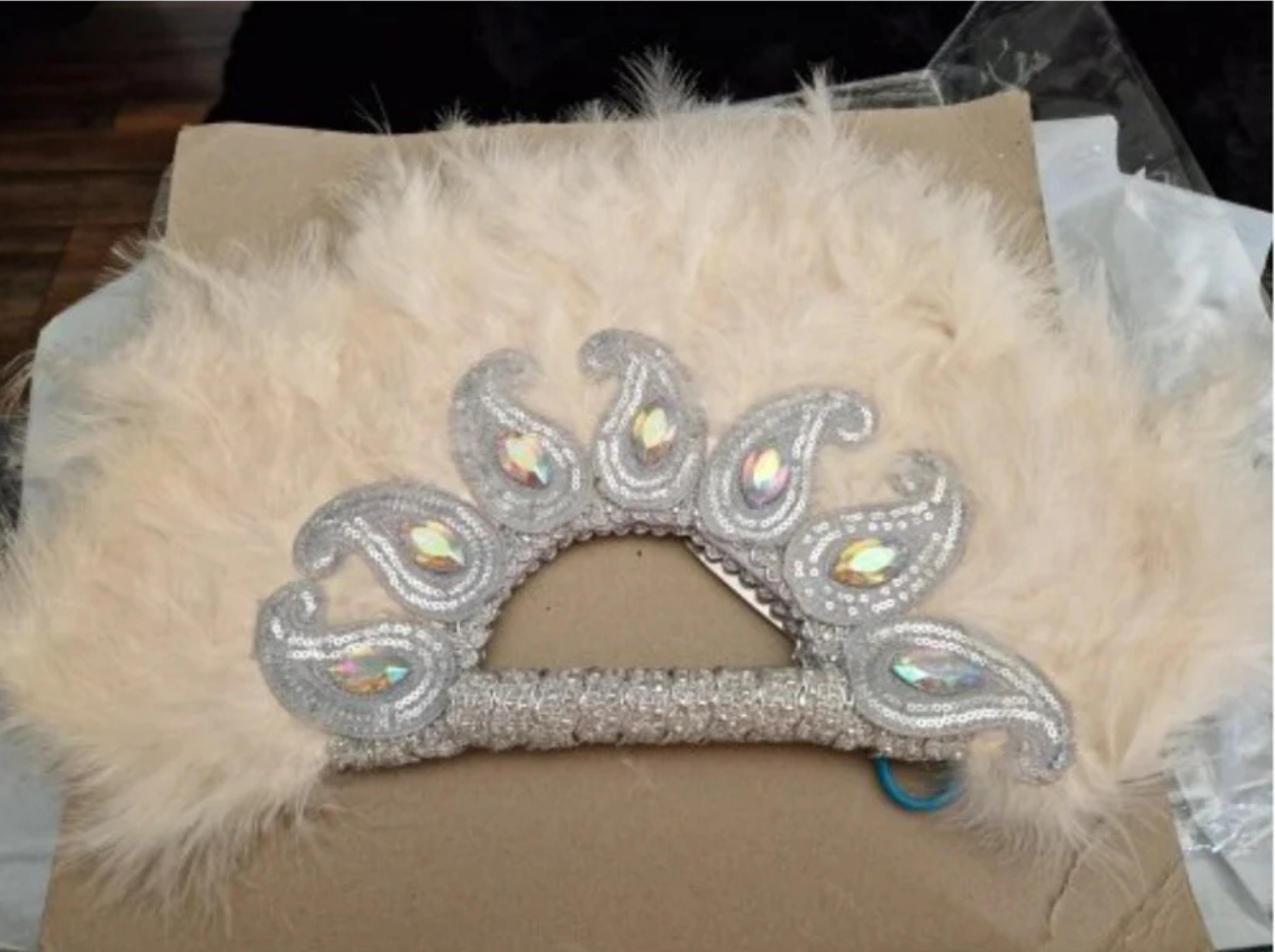 Feather Bridal Fan