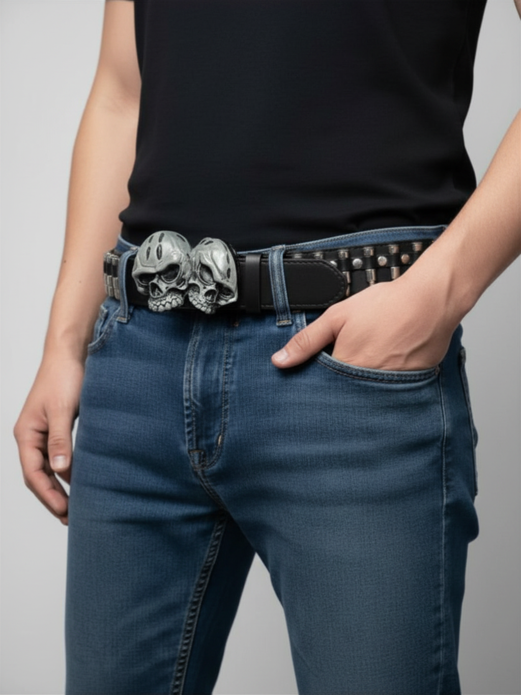 Skull Bullet Belt