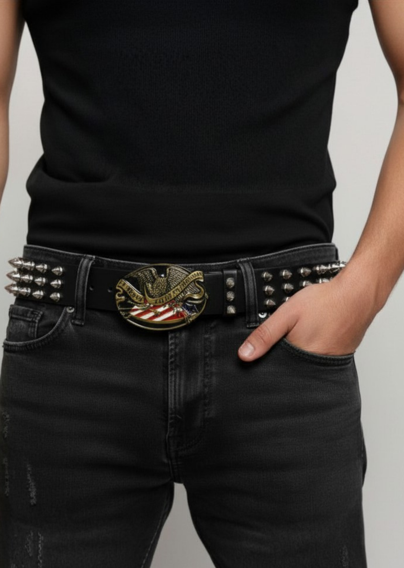 American Tree Spiked Belt