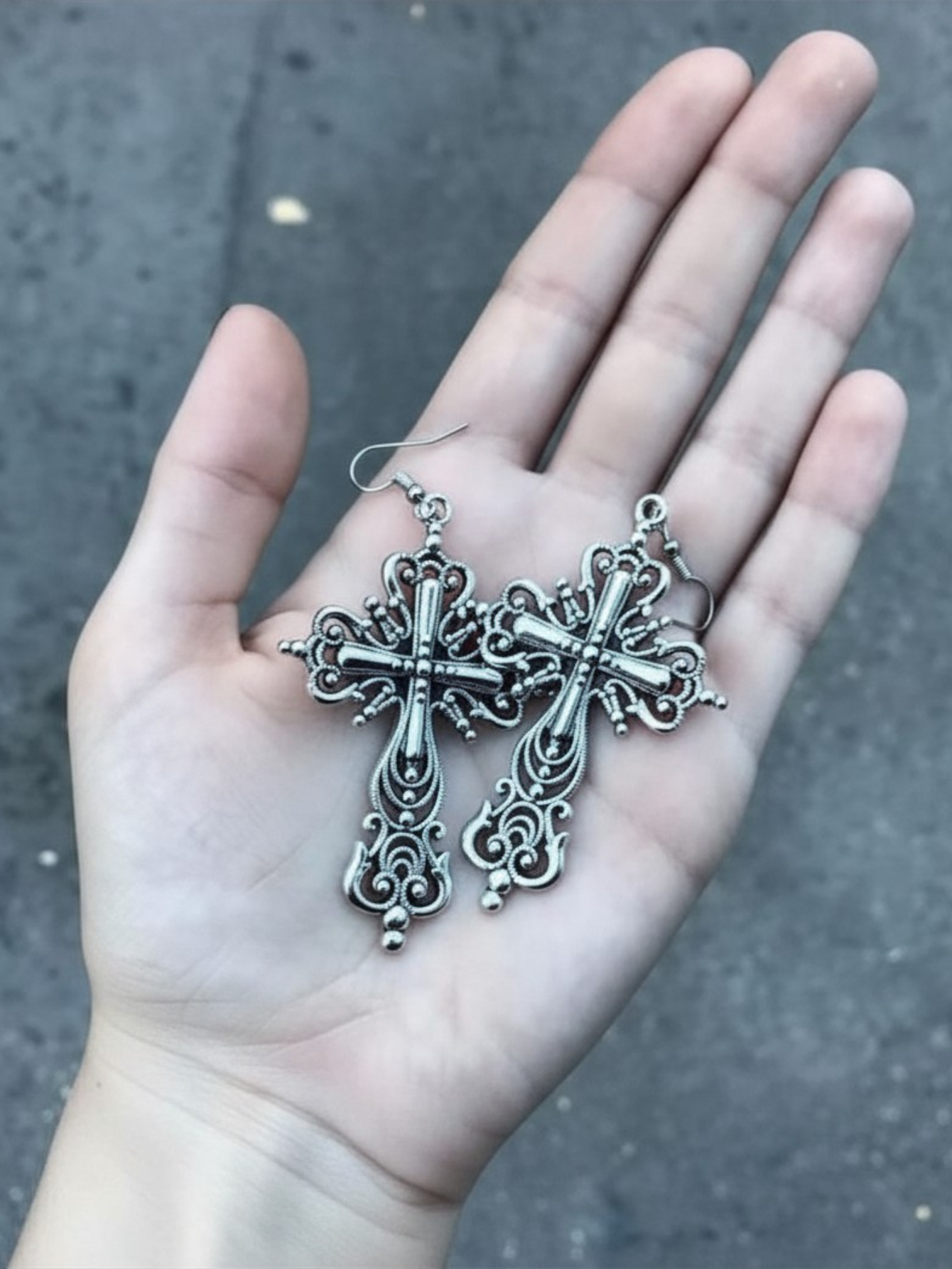 Cross Minimal Earrings