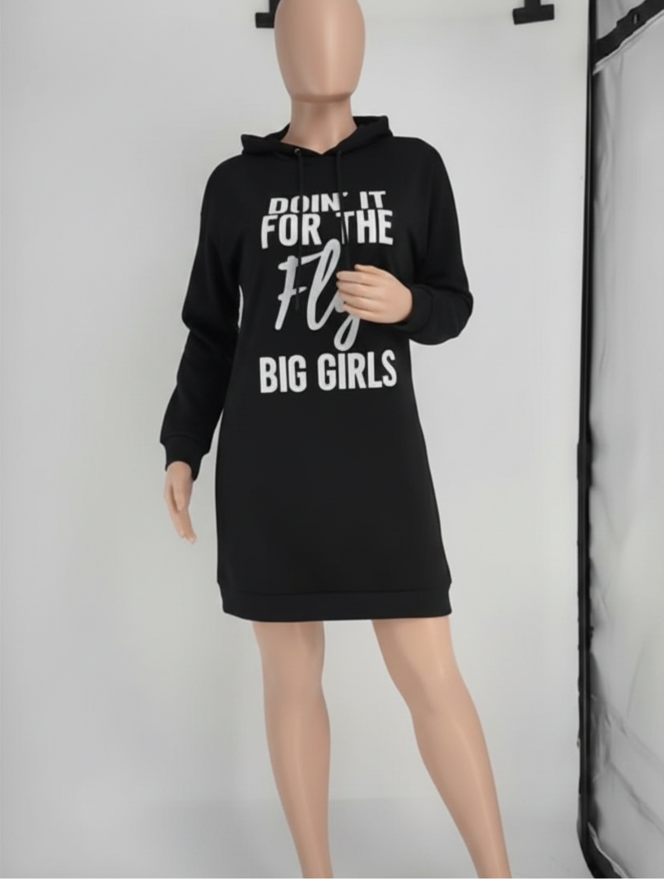Plus Size Letter Hoodie