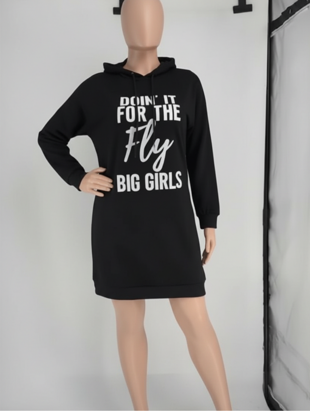 Plus Size Letter Hoodie
