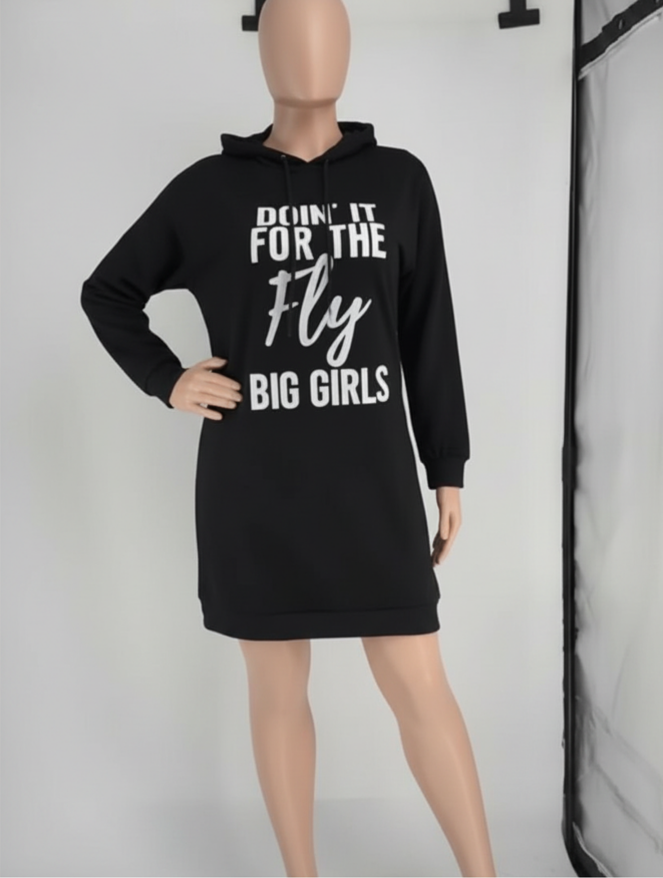 Plus Size Letter Hoodie