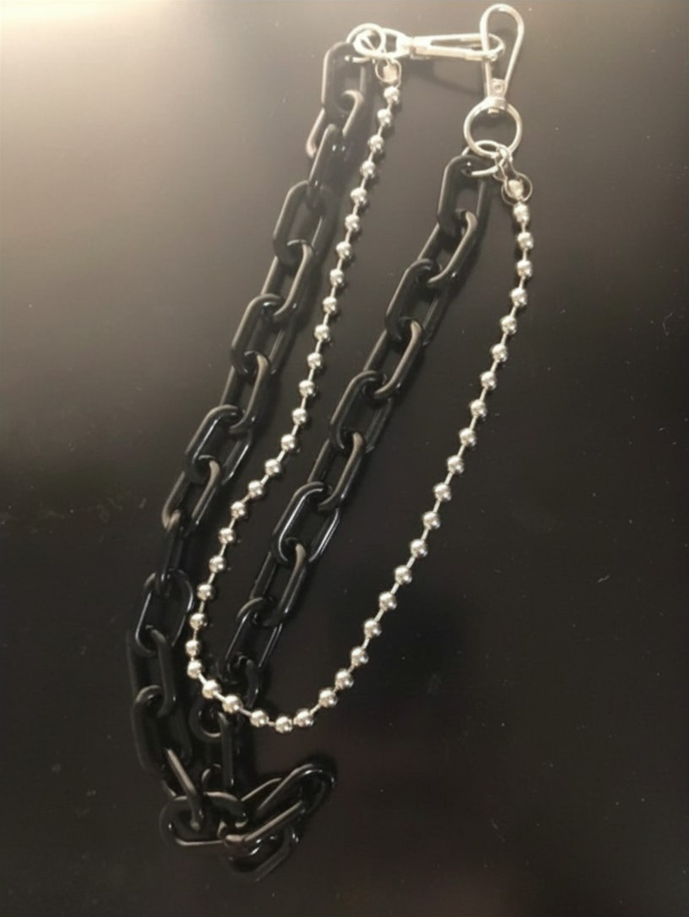 Black Kandi Pants Chain