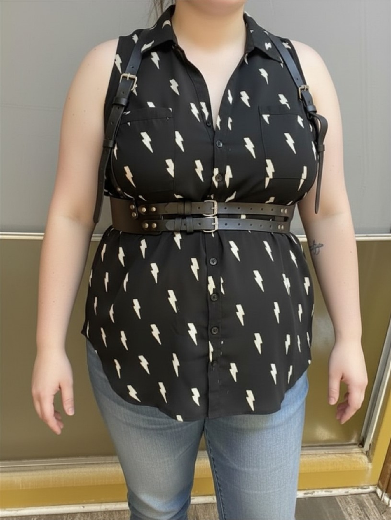Harness Belt Corset Plus Size
