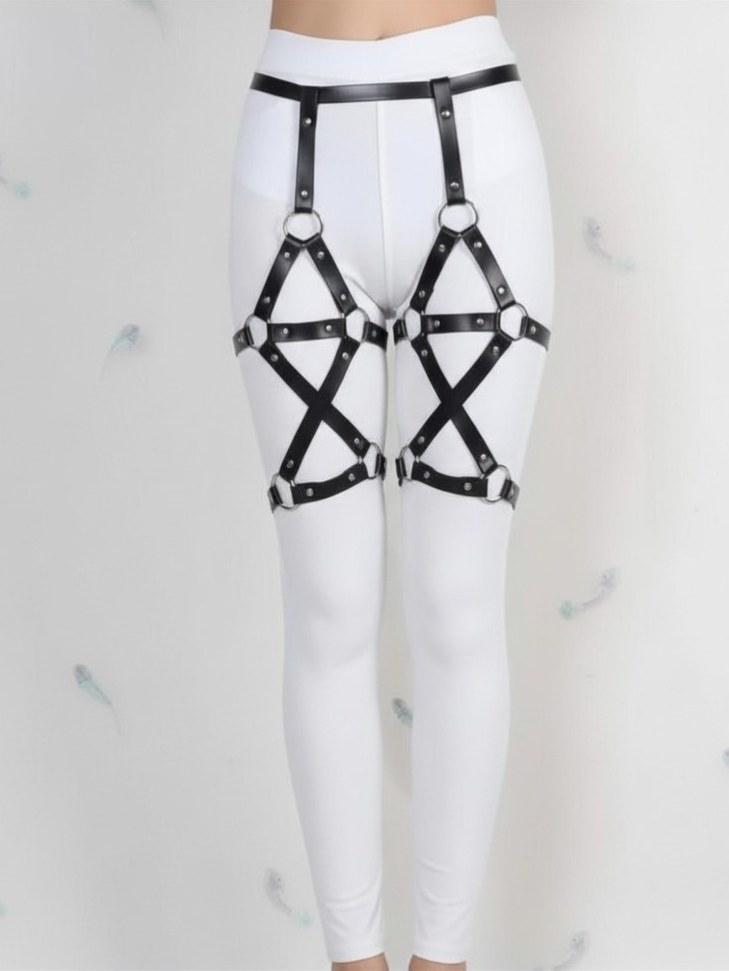 Strappy lingerie Leg Garter Belt
