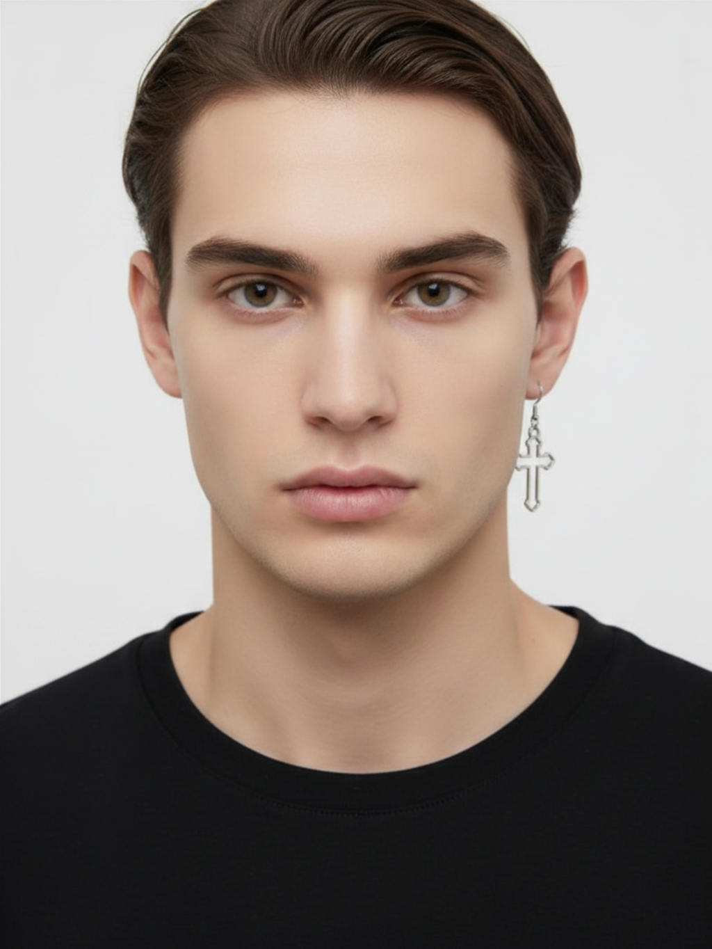 Cross Minimal Earrings