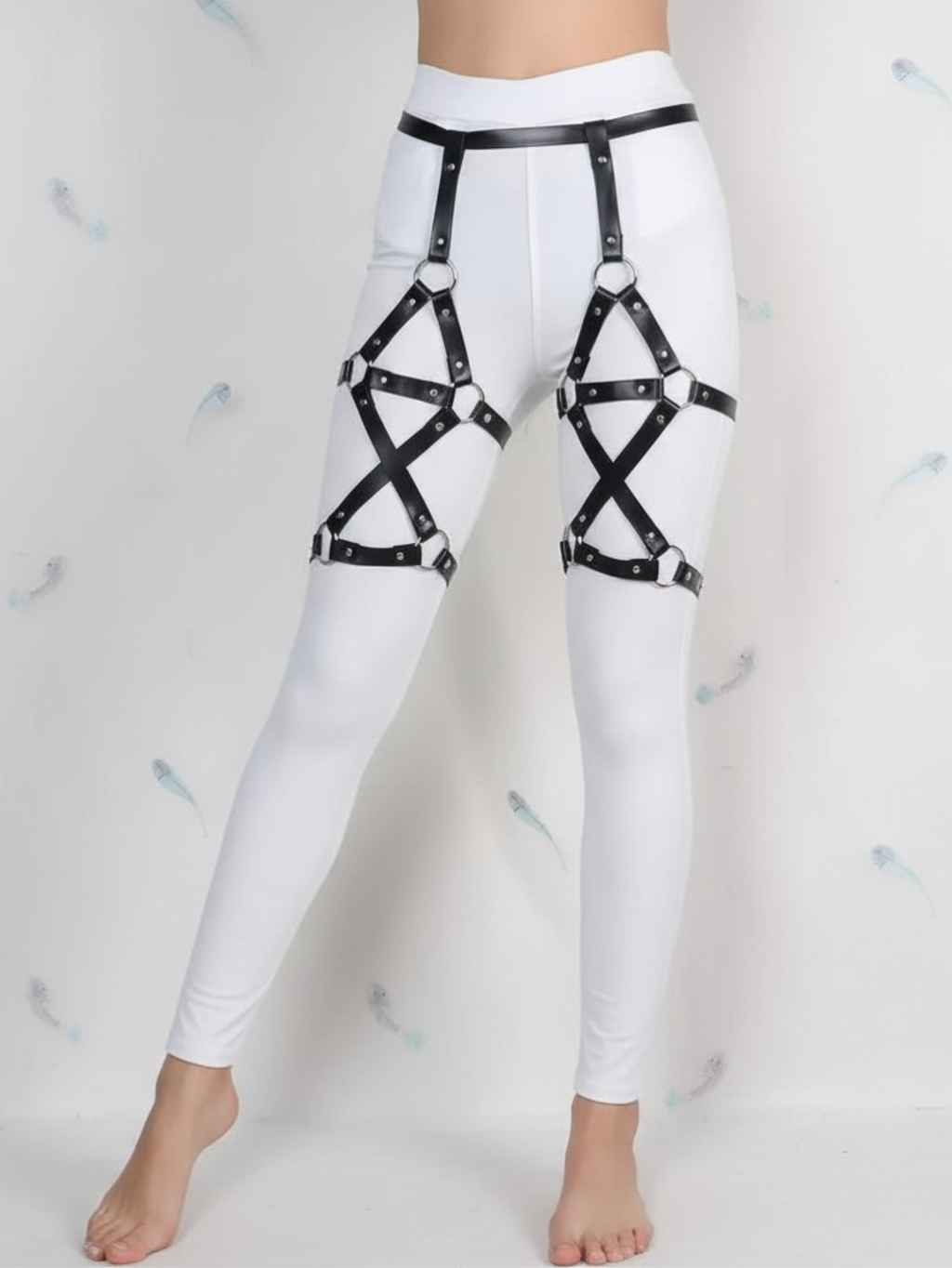 Strappy lingerie Leg Garter Belt