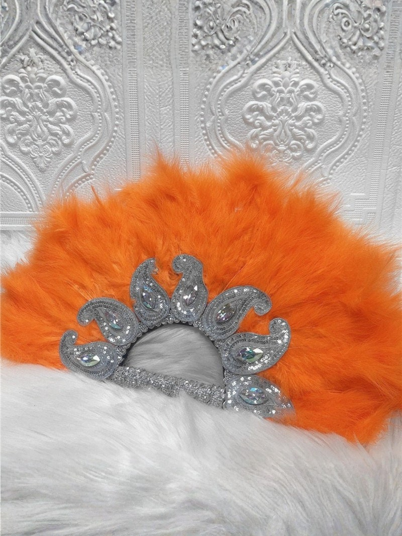 Feather Bridal Fan