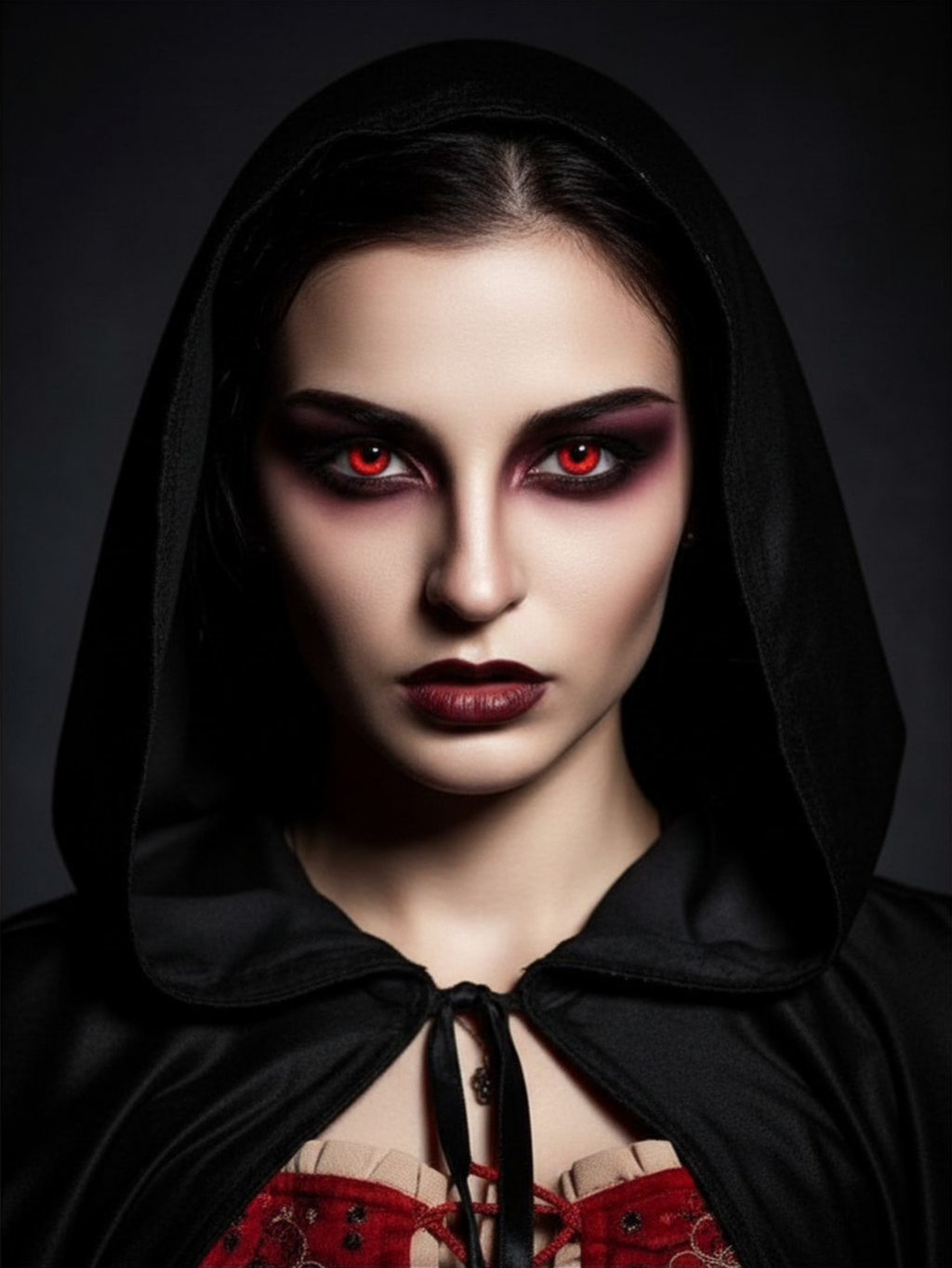 Red Vampire Contact Lense