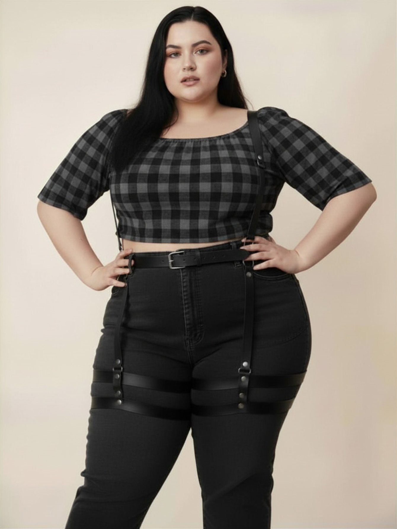 Strappy Leg Harness Belt XS- Plus Size