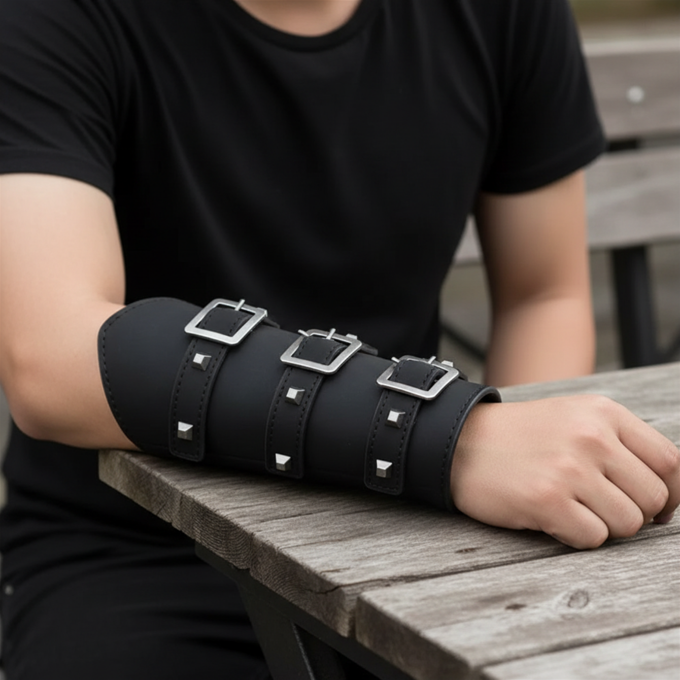 Gauntlet Leather Bracer