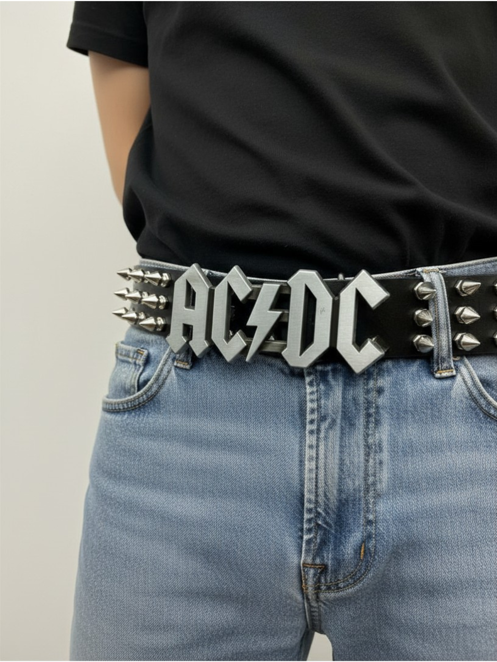 ACDC Rock Tree Spiked Belt