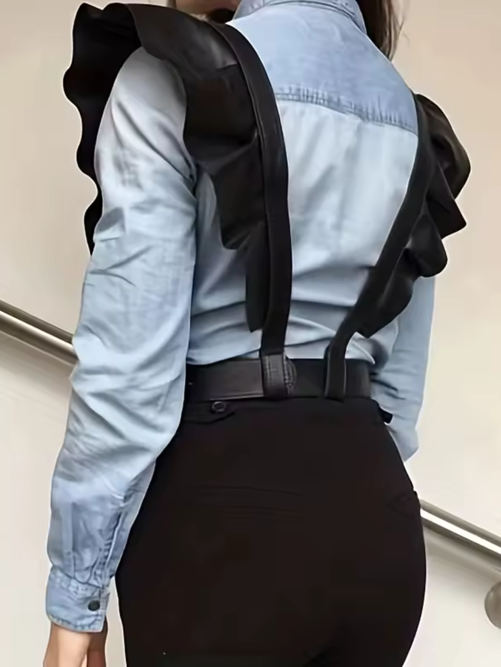 Ruffle Harness Corset Belt